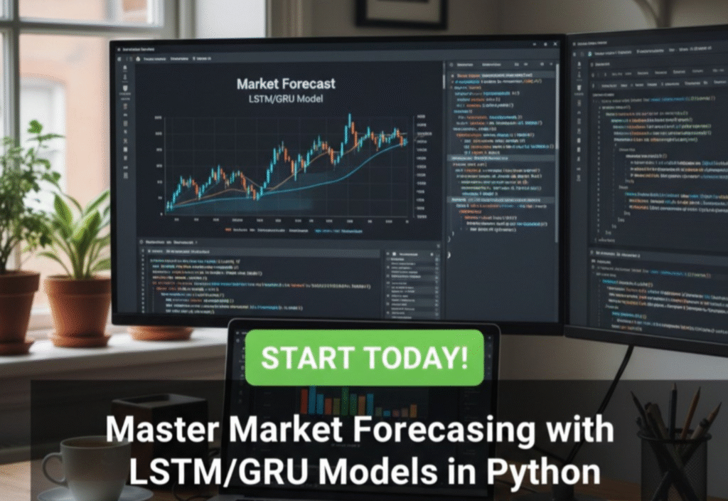 LSTM Python market forecasting model for stock price prediction
