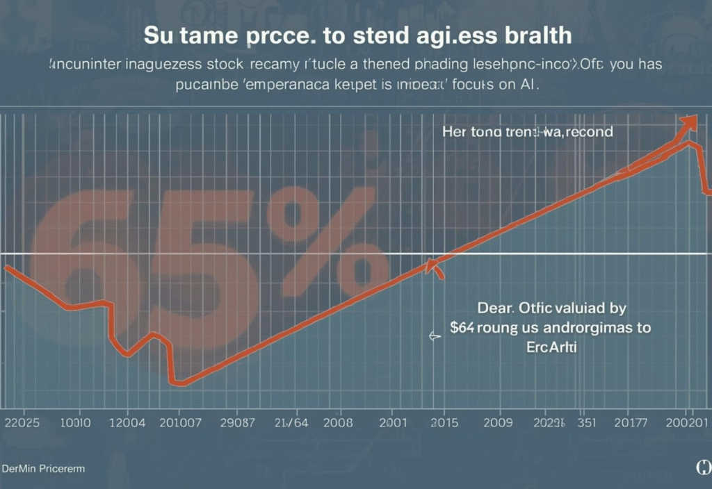 Chart showing a $94 stock that could double after a 65% crash and potential rebound