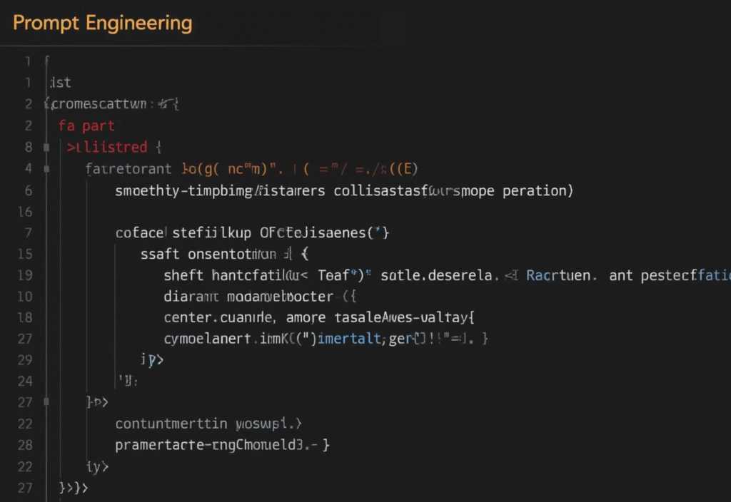 Illustration showing Stanford prompt engineering simplified with one sentence