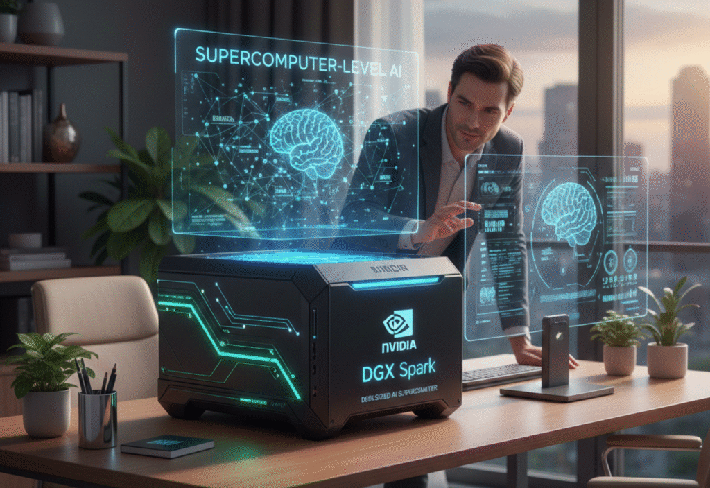 NVIDIA DGX Spark desk-sized AI supercomputer workstation