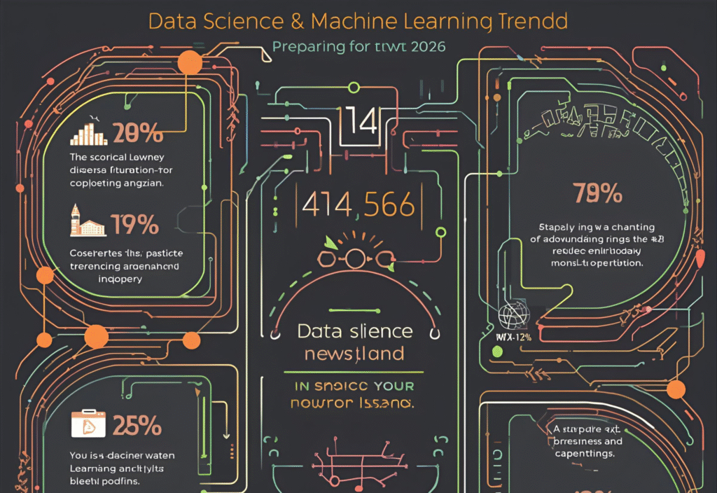 Data Science and Machine Learning Trends 2026 infographic