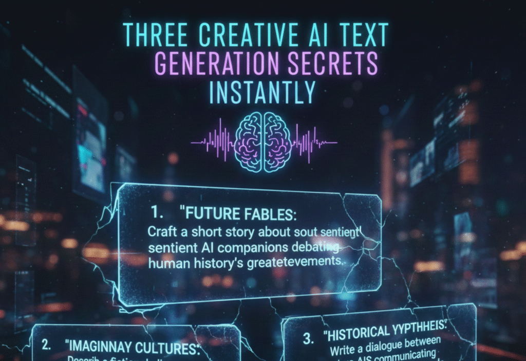 Illustration of ChatGPT AI generating content and ideas instantly.