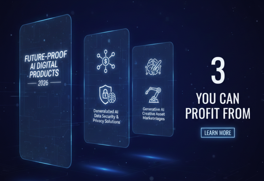 AI Digital Products 2026: 3 Future-Proof Ideas You Can Profit From AI digital products 2026 ideas for online income and automation