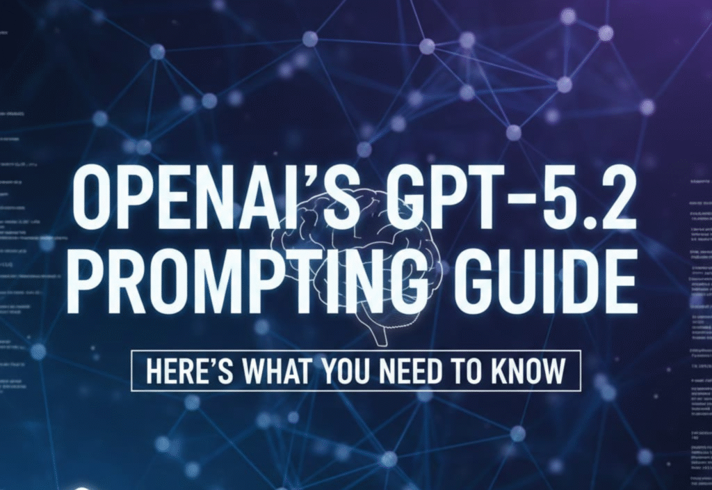 A visual guide explaining key prompting strategies from OpenAI’s GPT-5.2, showing how clear instructions improve AI responses