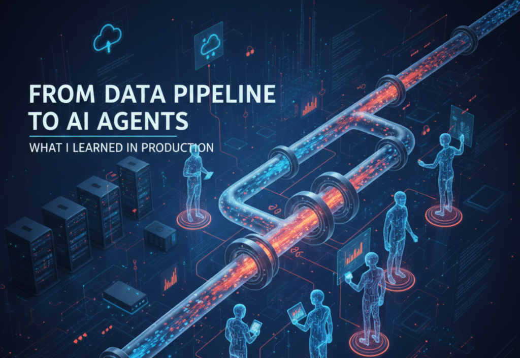 From Data Pipeline to AI Agents: What I Learned in Production AI agents in production replacing a traditional data pipeline workflow