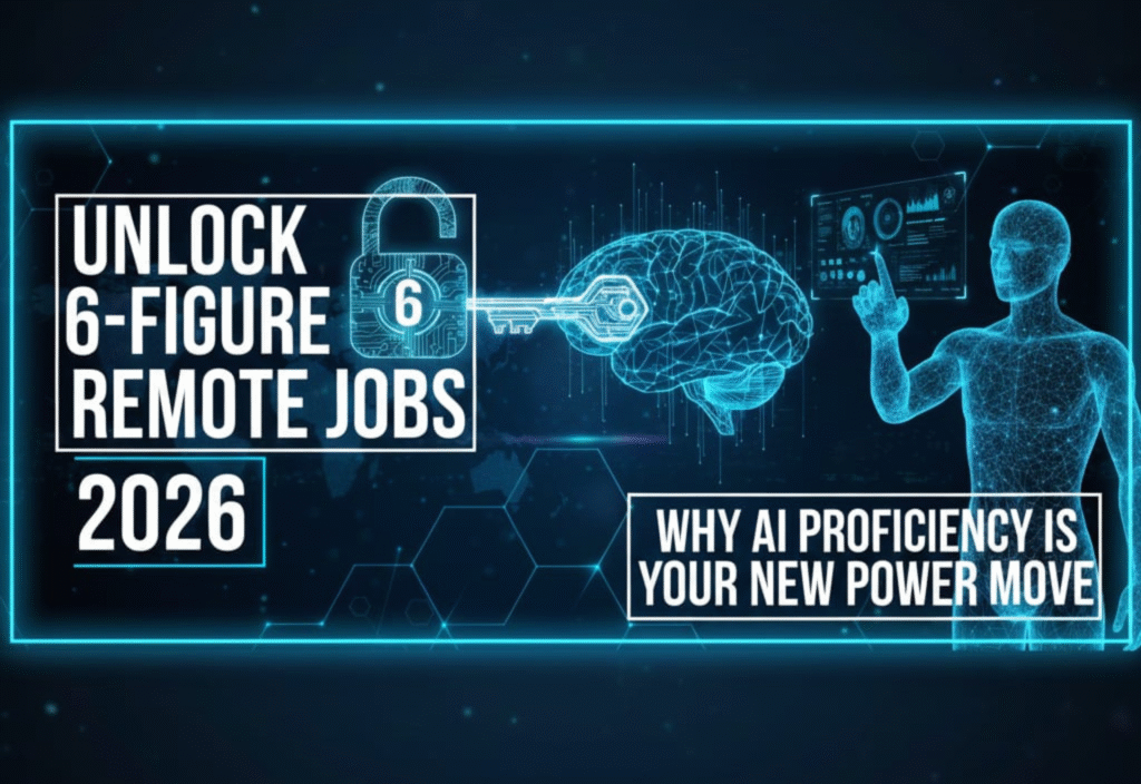 6-figure remote jobs in 2026 powered by AI skills for high-paying global careers