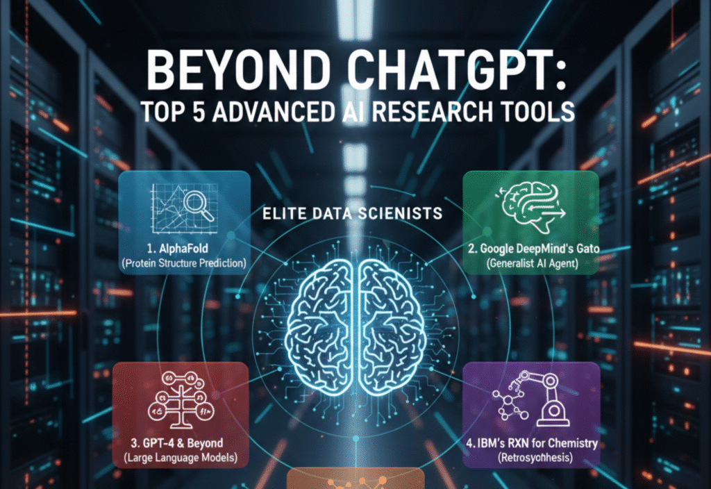 Beyond ChatGPT: Top 5 Advanced AI Research Tools Used by Elite Data Scientists Advanced AI research tools for data scientists beyond ChatGPT