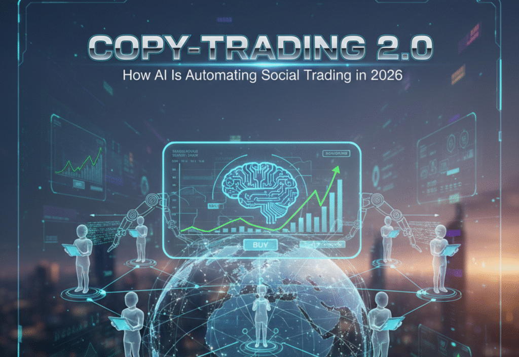 Copy-Trading 2.0: How AI Is Automating Social Trading in 2026 AI copy-trading 2026 platform showing automated social trading and portfolio optimization