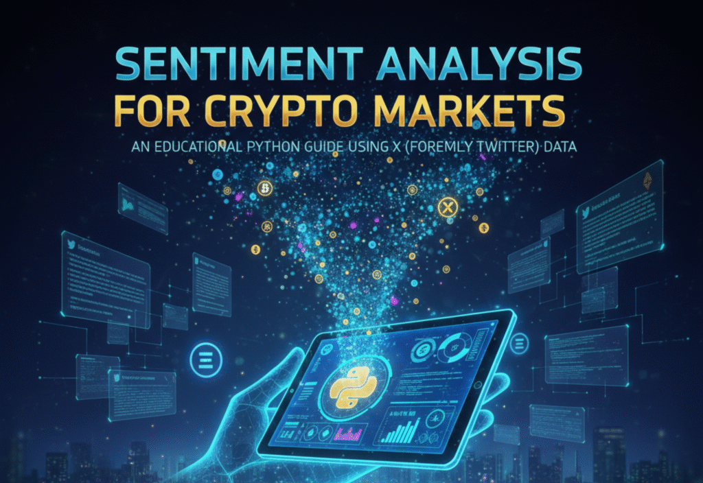 Crypto sentiment analysis using Python and Twitter (X) data