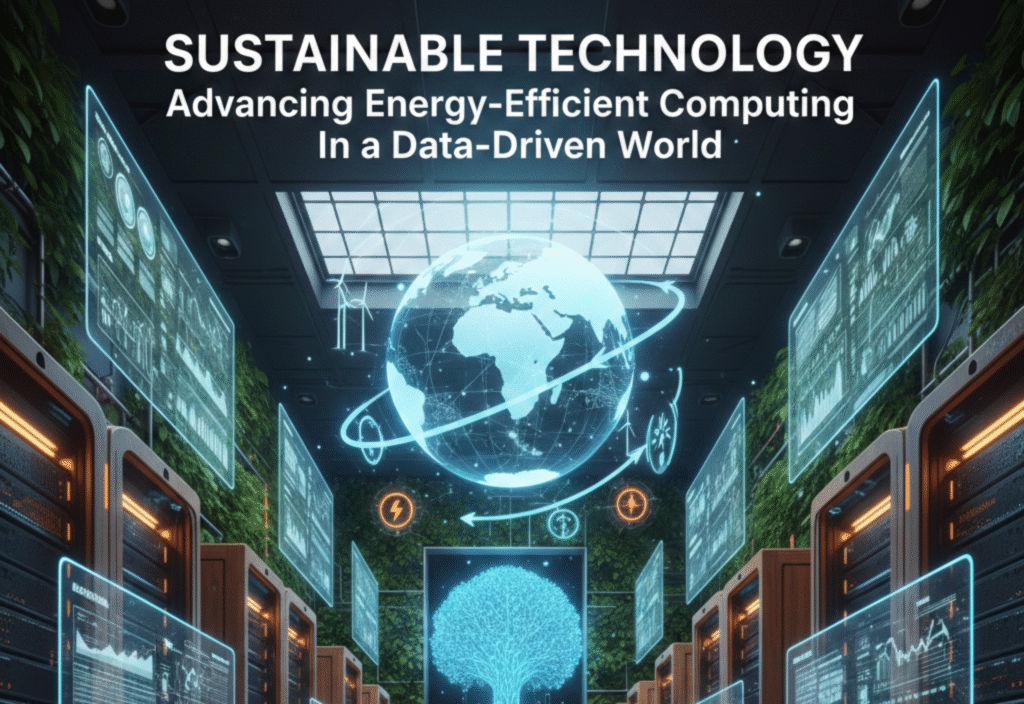 Energy-efficient computing in sustainable technology for a data-driven world
