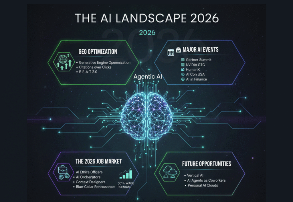 AI Landscape 2026: GEO Optimization, Events & Future Opportunities