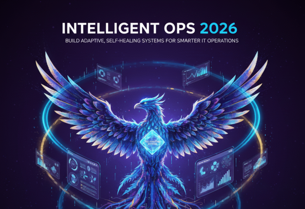 AI-powered self-healing IT systems monitoring cloud infrastructure in real time