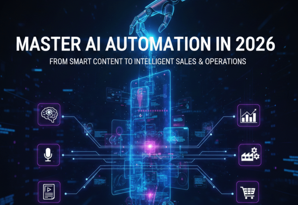 AI Automation 2026 for content, sales, and operations