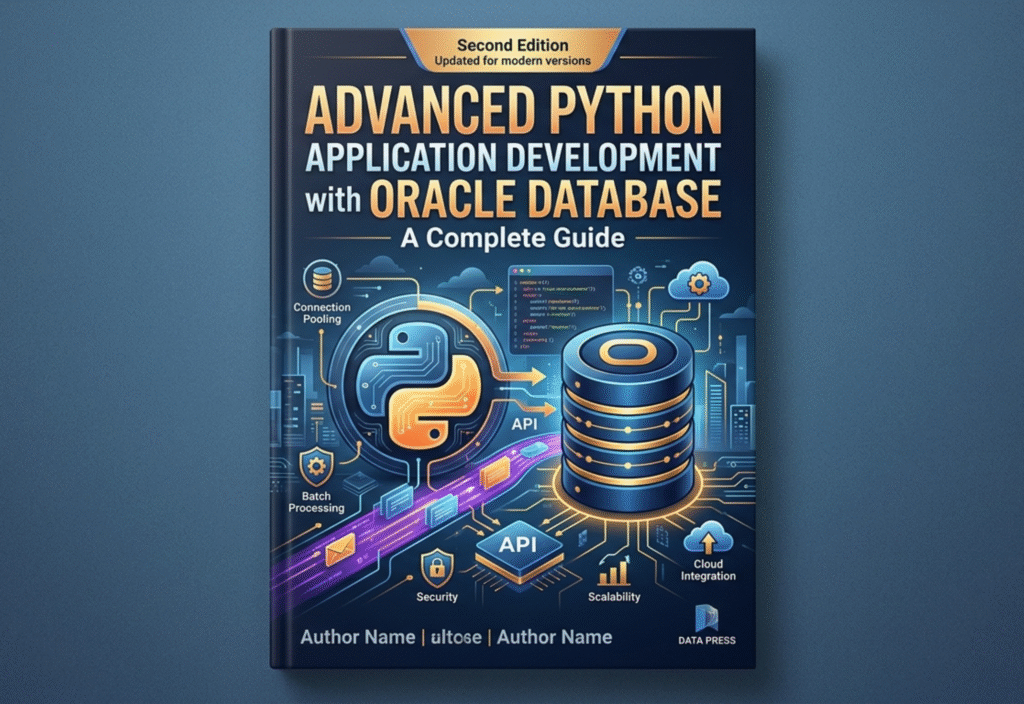 Advanced Python Application Development with Oracle Database: A Complete Guide Python application connected to Oracle Database showing data processing and query execution