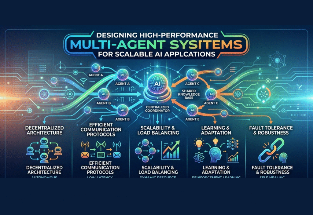 “High-performance multi-agent systems architecture for scalable AI applications”