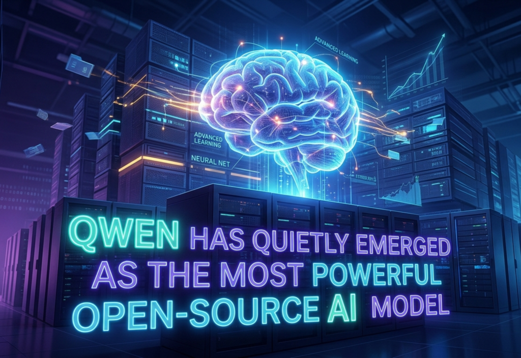 Qwen AI model open-source artificial intelligence system interface