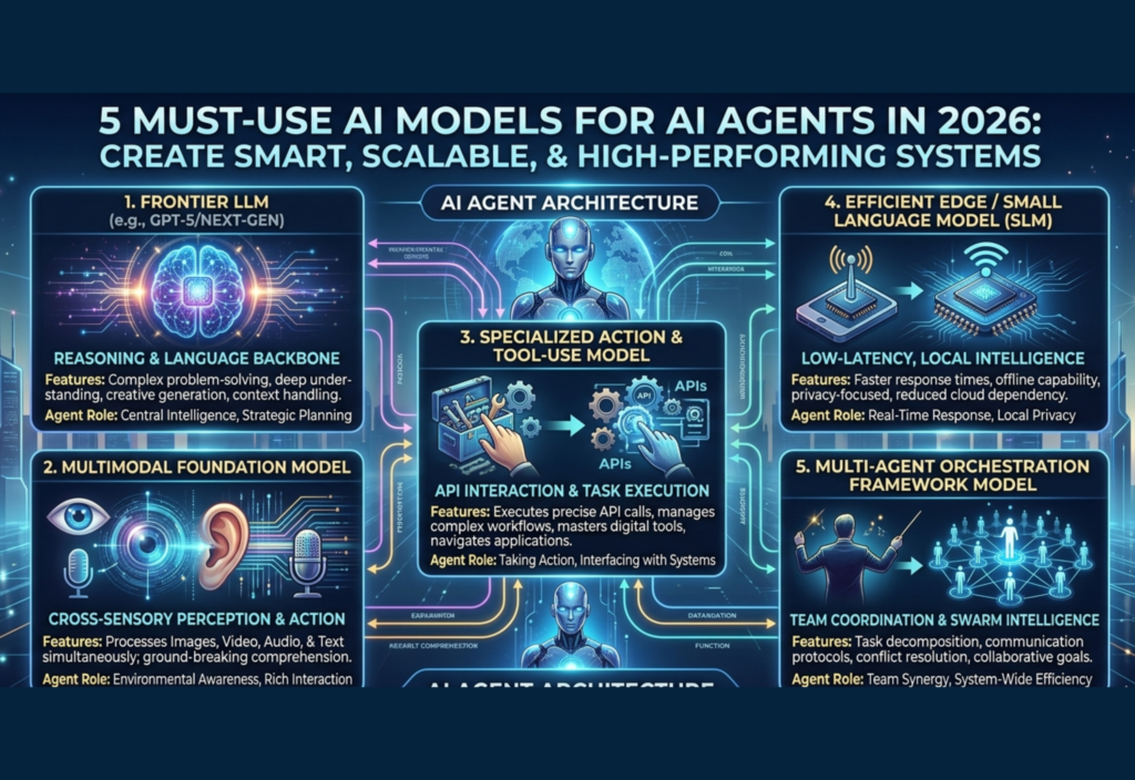 Best AI models 2026 for AI agents building smart and scalable systems