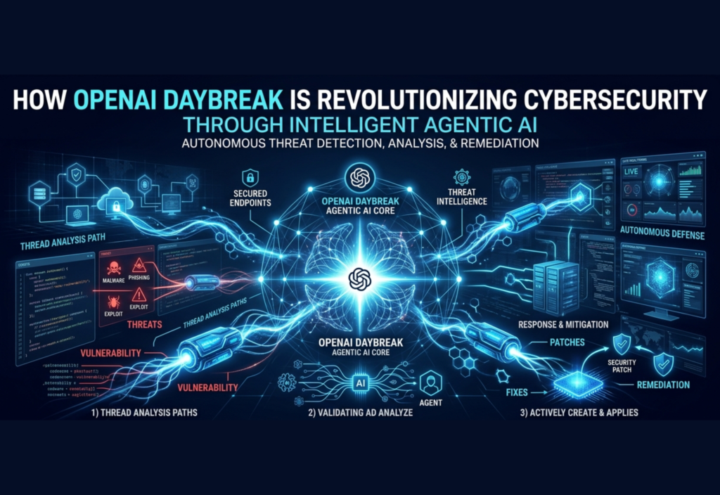 How OpenAI Daybreak Is Revolutionizing Cybersecurity Through Intelligent Agentic AI OpenAI Daybreak cybersecurity AI protecting digital systems from cyber threats using intelligent agentic AI